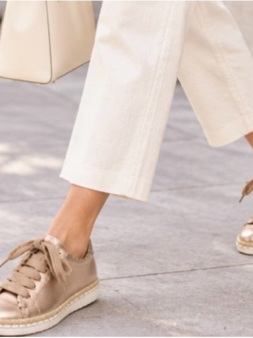 Kate Spade Lena Blush Pink Scalloped Espadrille Sneakers